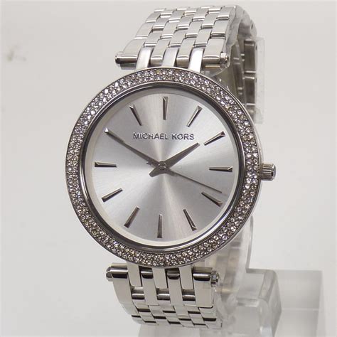 michael kors ladies silver watch ebay|Michael Kors Silver Wristwatches for sale .